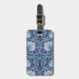 Pimpernel Blue, William Morris Luggage Tag