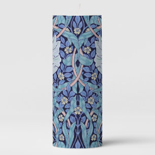 Pimpernel Blue, William Morris Pillar Candle