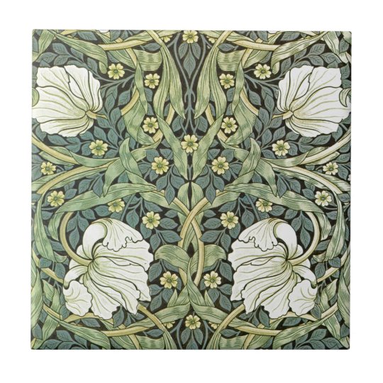 Pimpernel by William Morris Ceramic Tile | Zazzle.com