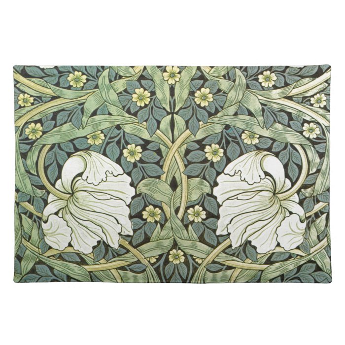Pimpernel by William Morris Placemat Zazzle