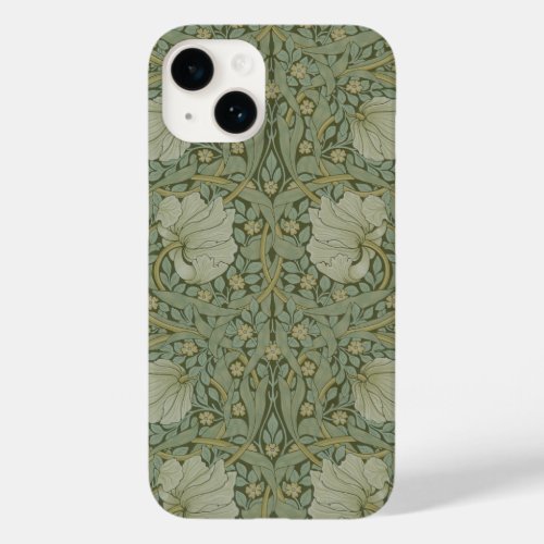 Pimpernel by William Morris Vintage Floral Textile Case_Mate iPhone 14 Case