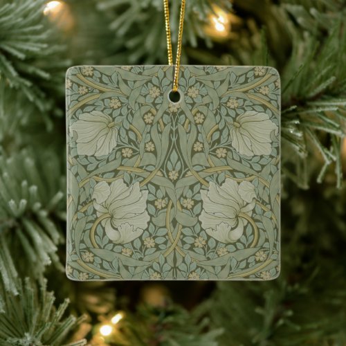 Pimpernel by William Morris Vintage Floral Textile Ceramic Ornament