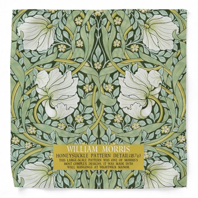 Pimpernel Design by William Morris  Bandana (Front)