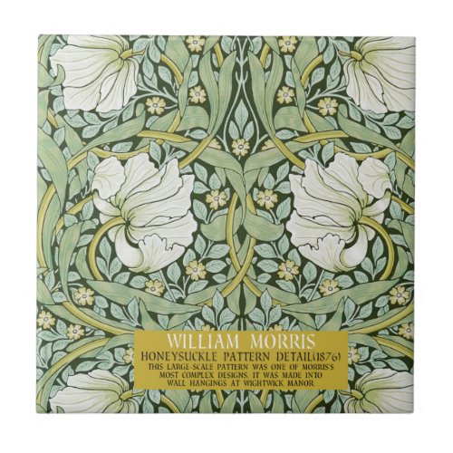 Pimpernel Design by William Morris Ceramic Tile