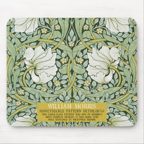 Pimpernel Design by William Morris Mouse Pad