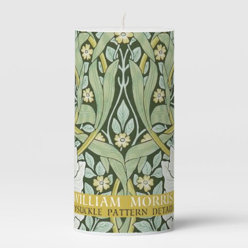 Pimpernel Design by William Morris Pillar Candle