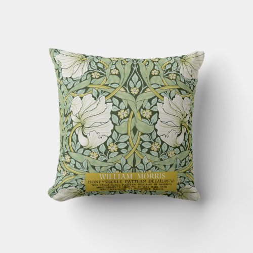 Pimpernel Design by William Morris Pillow Case