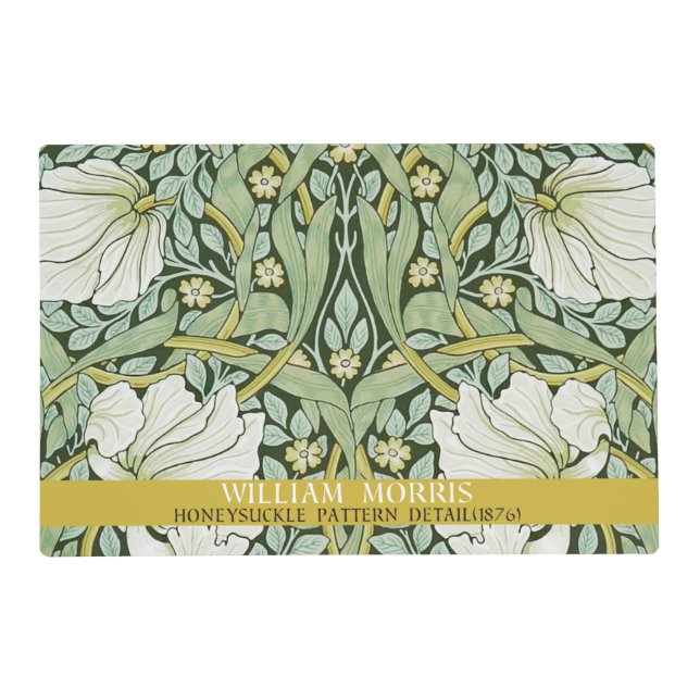 Pimpernel Design by William Morris Placemat (Front)