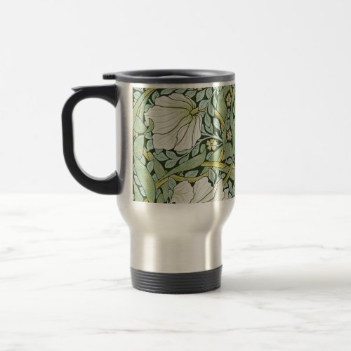 Pimpernel Design by William Morris  Travel Mug