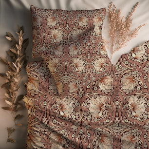Pimpernel Dusty Pink Burnt Orange William Morris Duvet Cover