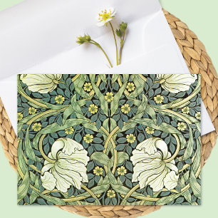 Pimpernel Floral William Morris Blank Card