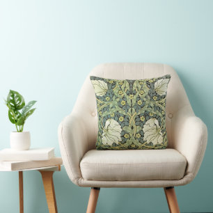 Pimpernel Flower Pattern William Morris Throw Pillow