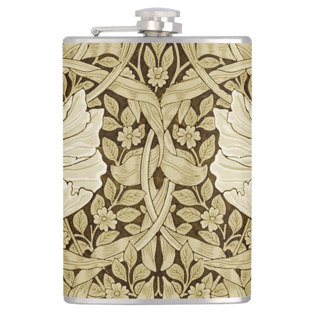 Pimpernel Gold, William Morris Flask (Front)
