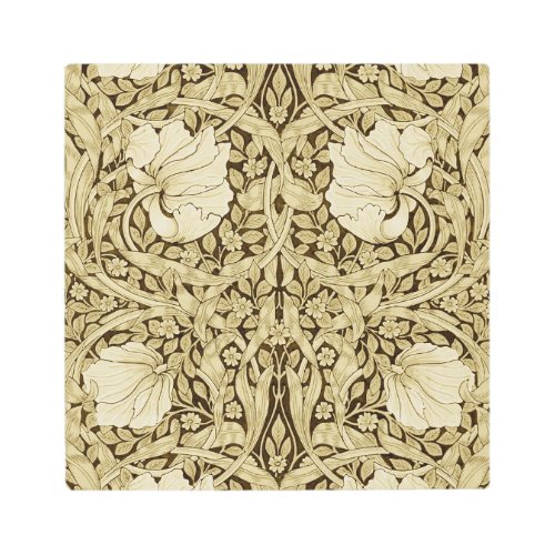 Pimpernel Gold William Morris Metal Print