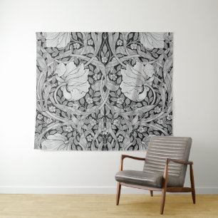 Pimpernel Gray Monotone, William Morris Tapestry