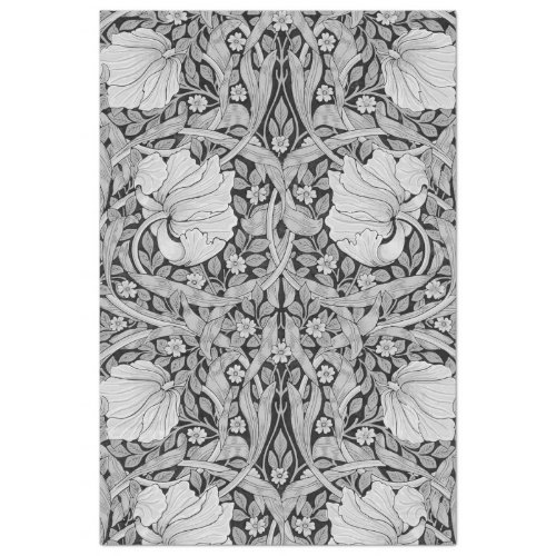 Pimpernel Gray Monotone William Morris Tissue Paper