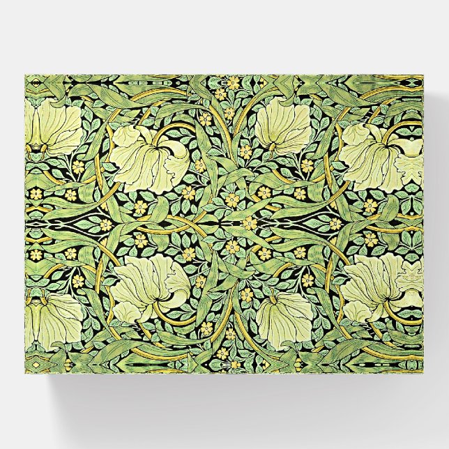Pimpernel (green) by William Morris, Paperweight (Front)