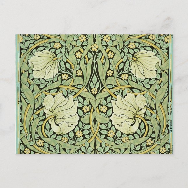 Pimpernel (green) by William Morris Postcard (Front)