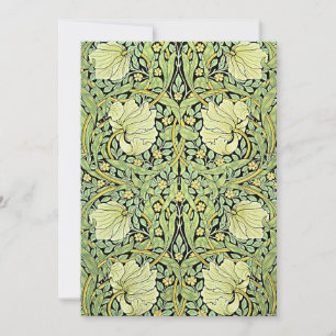 Pimpernel (green) by William Morris, Thank You Card