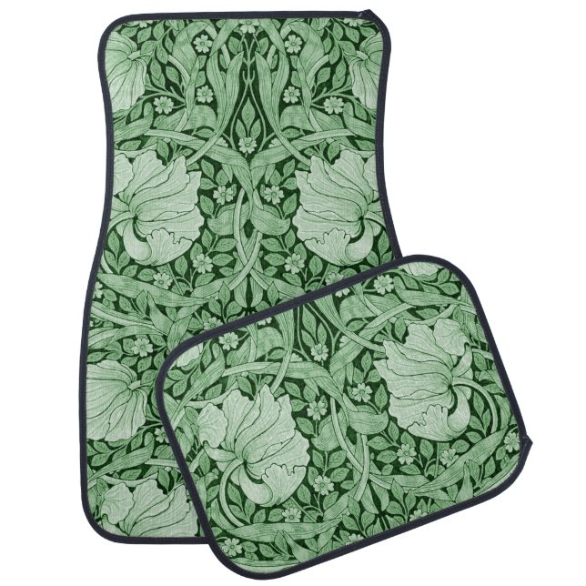 Pimpernel Green, William Morris Car Floor Mat (Set)