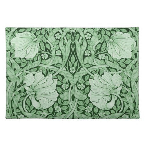 Pimpernel Green William Morris Cloth Placemat