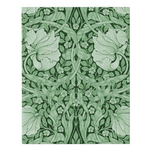 Pimpernel Green, William Morris Faux Canvas Print