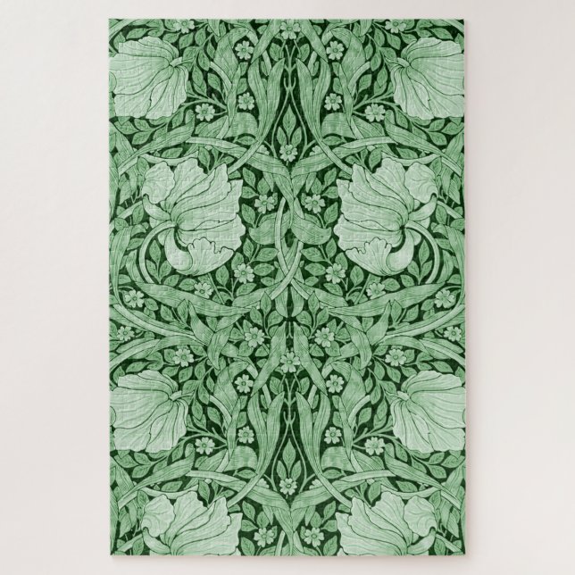Pimpernel Green, William Morris Jigsaw Puzzle (Vertical)