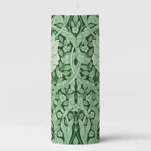 Pimpernel Green, William Morris Pillar Candle