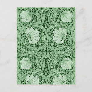 Pimpernel Green, William Morris Postcard