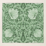 Pimpernel Green, William Morris Scarf<br><div class="desc">William Morris (24 March 1834 – 3 October 1896) was a British textile designer, poet, novelist, translator, and socialist activist associated with the British Arts and Crafts Movement. He was a major contributor to the revival of traditional British textile arts and methods of production. His literary contributions helped to establish...</div>