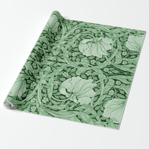 Pimpernel Green, William Morris Wrapping Paper