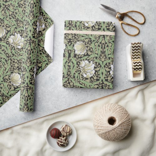 PIMPERNEL IN LAFAYETTE _ WILLIAM MORRIS WRAPPING PAPER