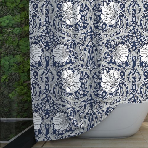 PIMPERNEL IN NAVAL FLEET _ WILLIAM MORRIS SHOWER CURTAIN