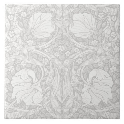 PIMPERNEL IN SOFT WHITE _ WILLIAM MORRIS CERAMIC TILE