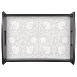 PIMPERNEL IN SOFT WHITE - WILLIAM MORRIS SERVING TRAY