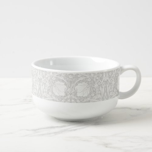 PIMPERNEL IN SOFT WHITE _ WILLIAM MORRIS SOUP MUG