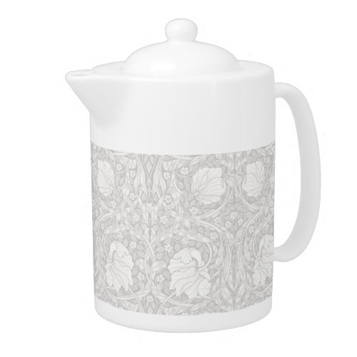 PIMPERNEL IN SOFT WHITE _ WILLIAM MORRIS TEAPOT