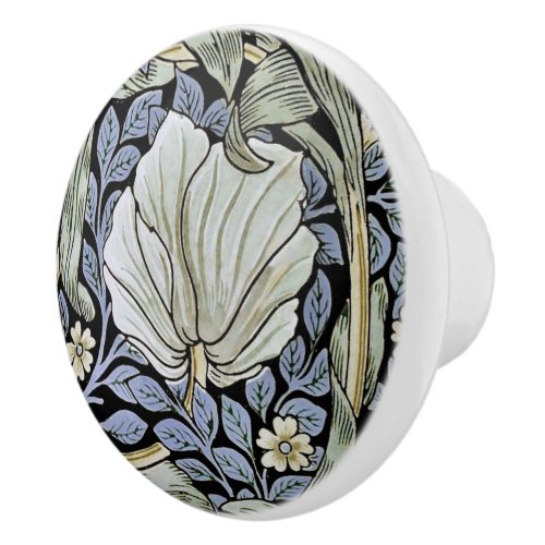 PIMPERNEL IN VINTAGE ORIGINAL _ WILLIAM MORRIS CERAMIC KNOB