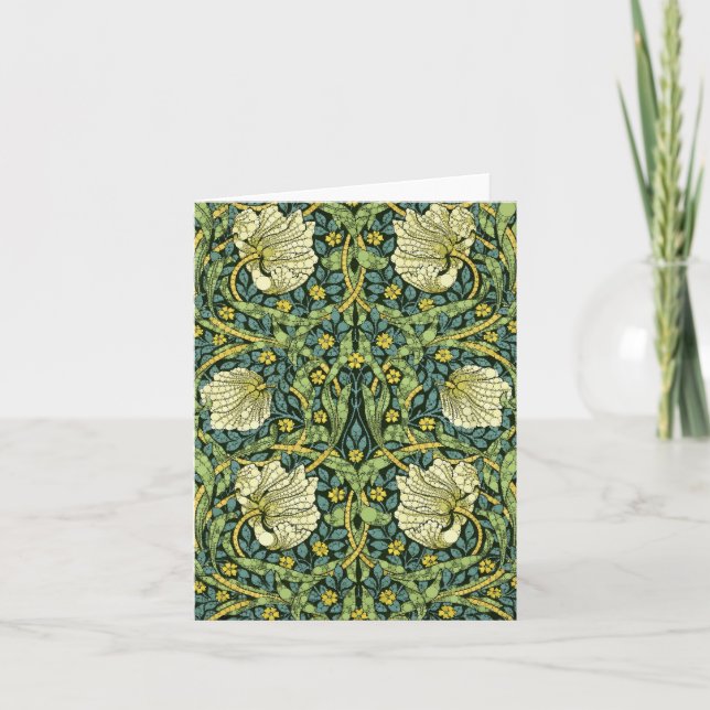Pimpernel, Infinity Dots by After William Morris Thank You Card (Front)