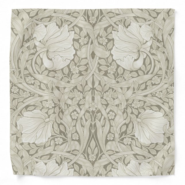 Pimpernel Ivory, William Morris Bandana (Front)