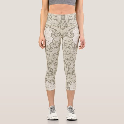 Pimpernel Ivory William Morris Capri Leggings