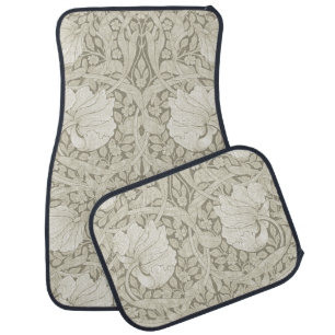Pimpernel Ivory, William Morris Car Floor Mat