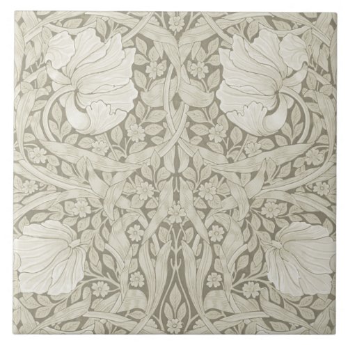 Pimpernel Ivory William Morris Ceramic Tile
