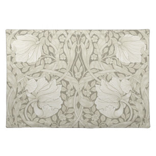 Pimpernel Ivory, William Morris Cloth Placemat