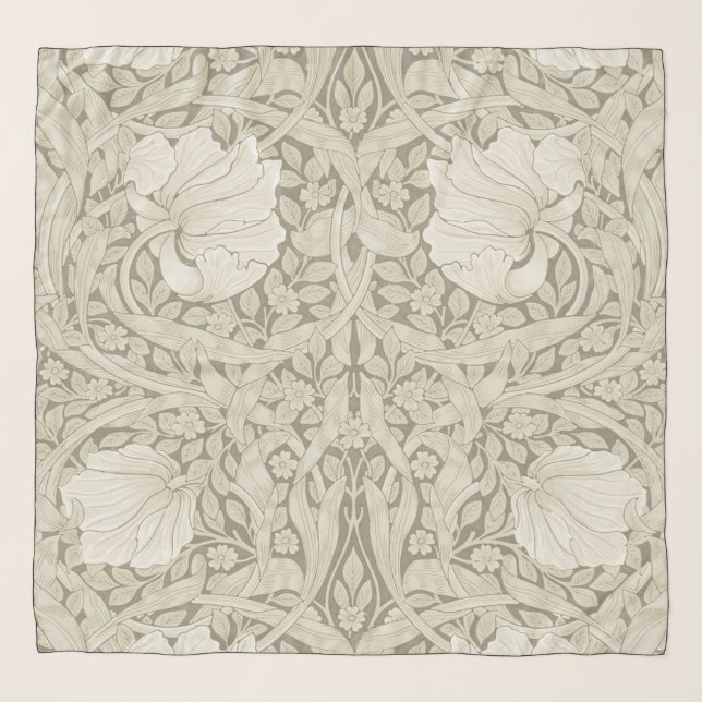Pimpernel Ivory, William Morris Scarf (Front)