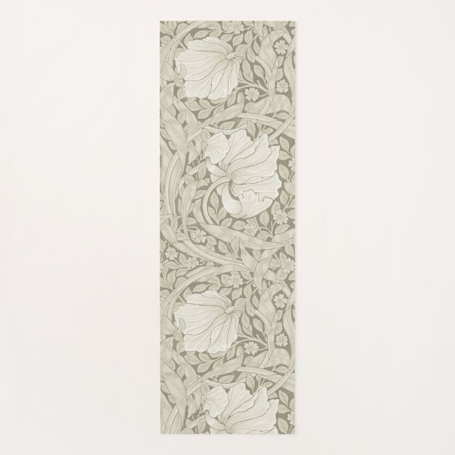 Pimpernel Ivory, William Morris Yoga Mat (Front)