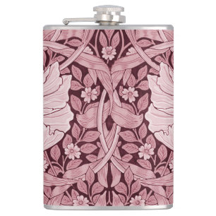 Pimpernel Maroon, William Morris Flask