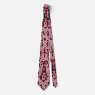 Pimpernel Maroon, William Morris Neck Tie