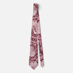 Pimpernel Maroon, William Morris Neck Tie
