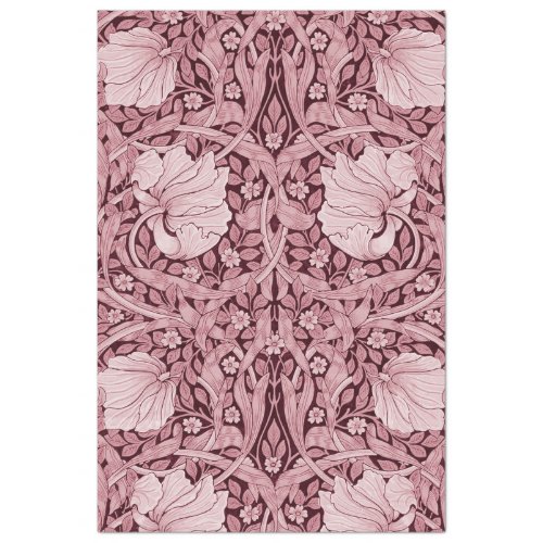 Pimpernel Maroon William Morris Tissue Paper